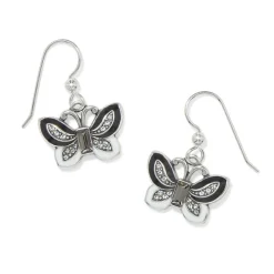 Brighton Botanique Garden French Wire Earrings Silver-Black Sale