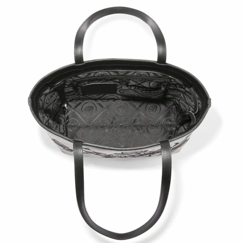 Brighton Botanique Rowen Tote Black-White Clearance