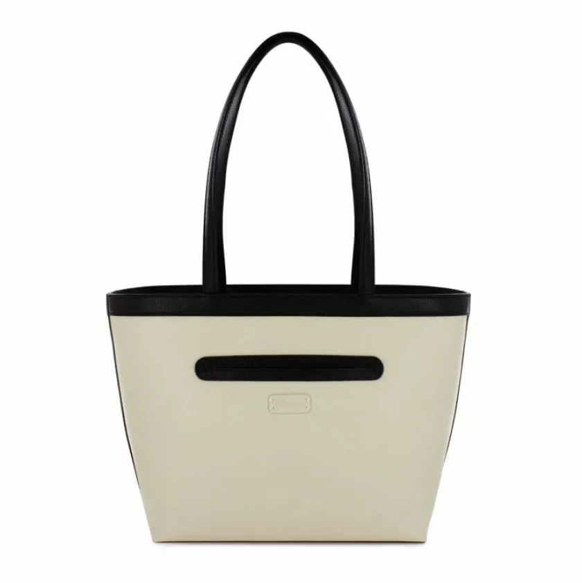 Brighton Botanique Rowen Tote Black-White Clearance
