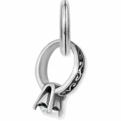 Brighton Diamond Ring Charm Silver Best