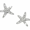 Brighton Cape Star Mini Post Earrings Silver New