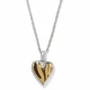 Brighton Cascade Heart Petite Necklace Silver-Gold Discount
