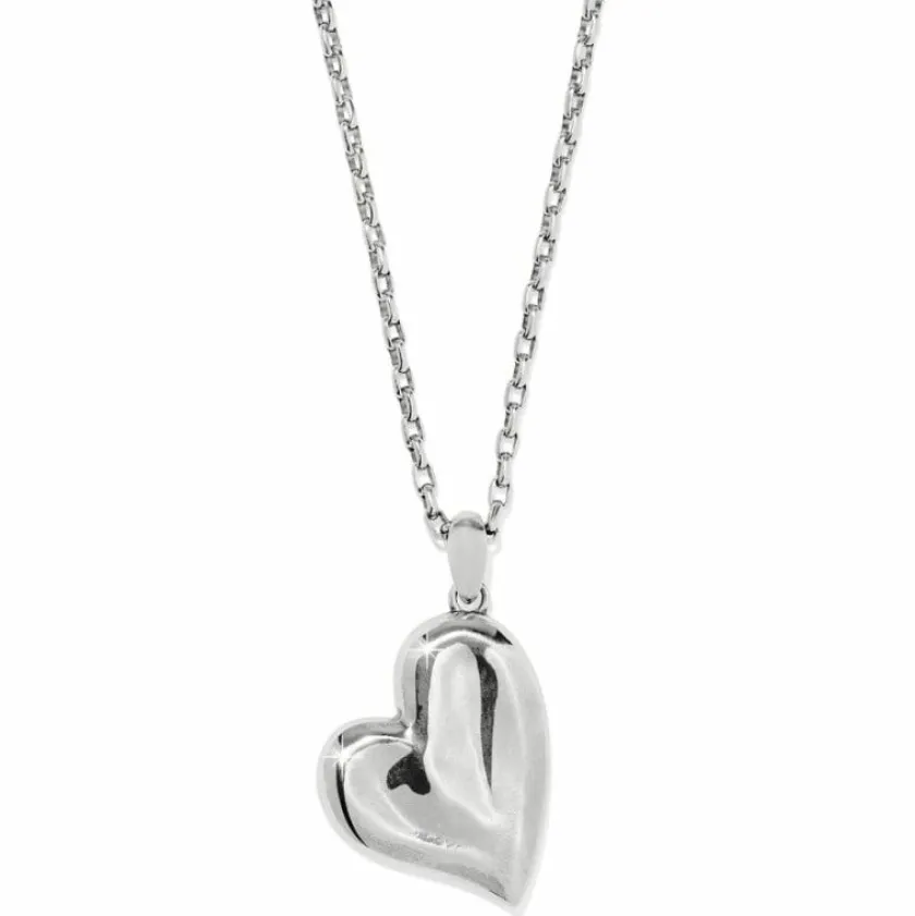 Brighton Cascade Heart Reversible Necklace Silver-Gold Outlet