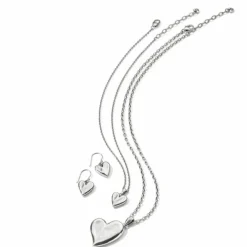 Brighton Cascade Heart Reversible Necklace Silver-Gold Outlet