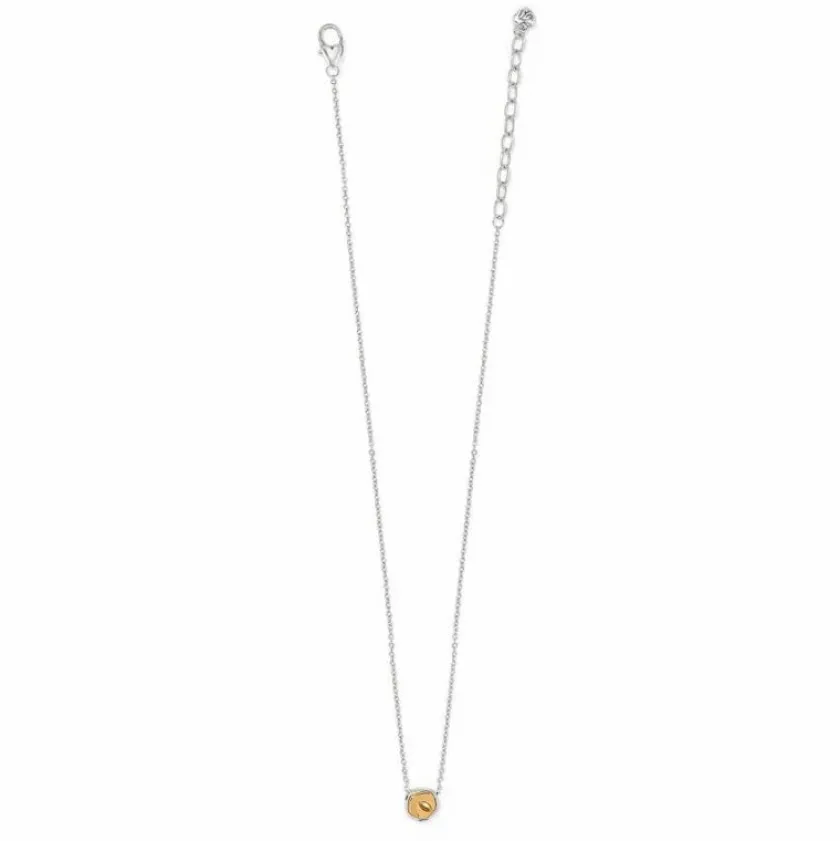 Brighton Cascade Round Petite Necklace Silver-Gold Discount