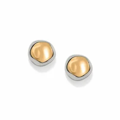 Brighton Cascade Round Post Earrings Silver-Gold Clearance