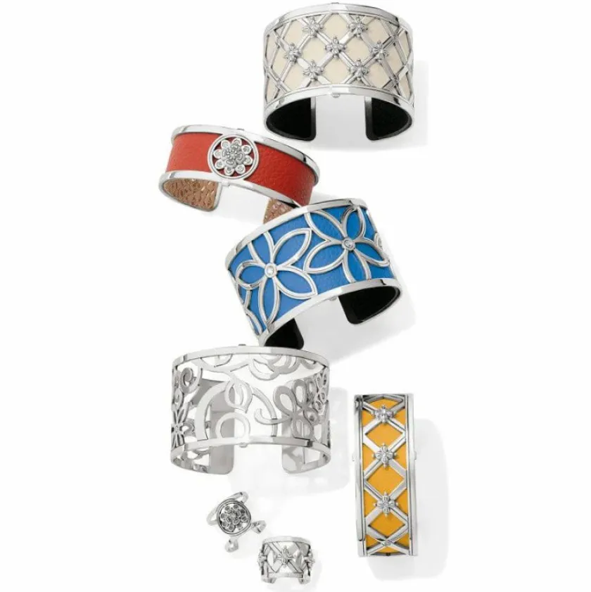 Brighton Christo Amsterdam Wide Cuff Bracelet Silver Discount