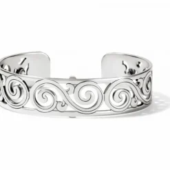 Brighton Christo Barcelona Slim Cuff Bracelet Silver Fashion
