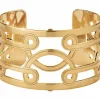 Brighton Christo Lima Wide Cuff Bracelet Gold Online