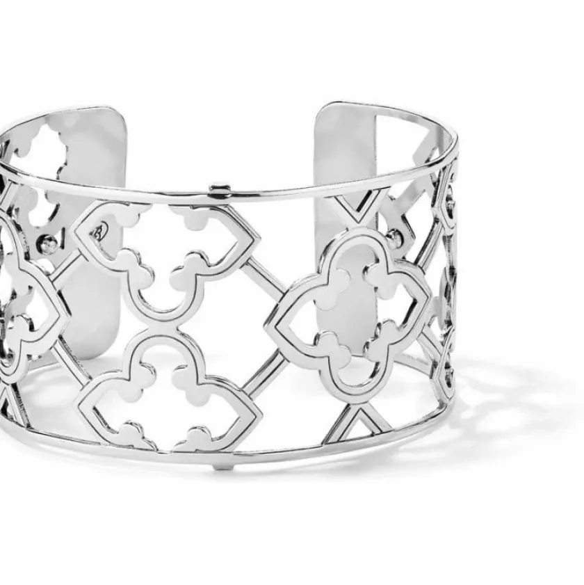 Brighton Christo Toledo Wide Cuff Bracelet Silver Hot