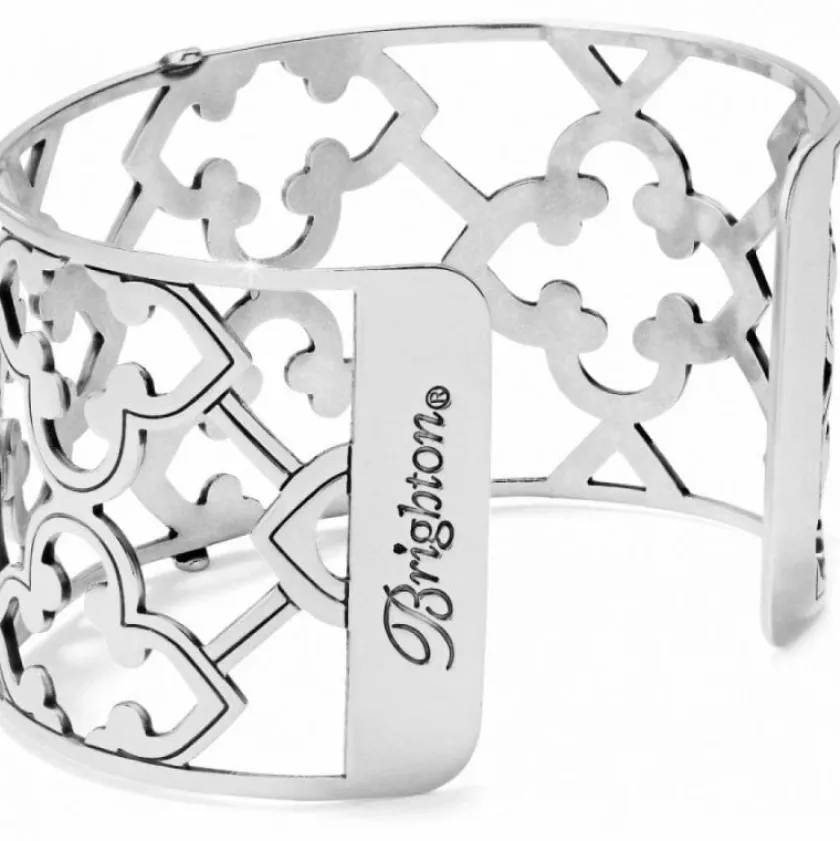 Brighton Christo Toledo Wide Cuff Bracelet Silver Hot