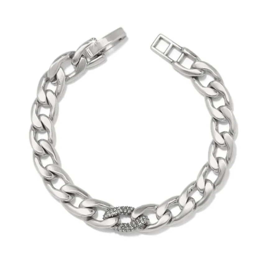 Brighton Cleo Pave Link Bracelet Fashion