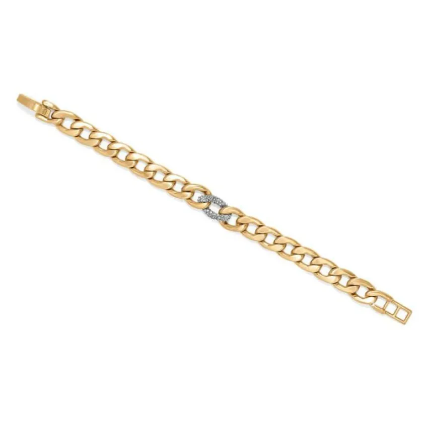 Brighton Cleo Pave Link Bracelet Fashion