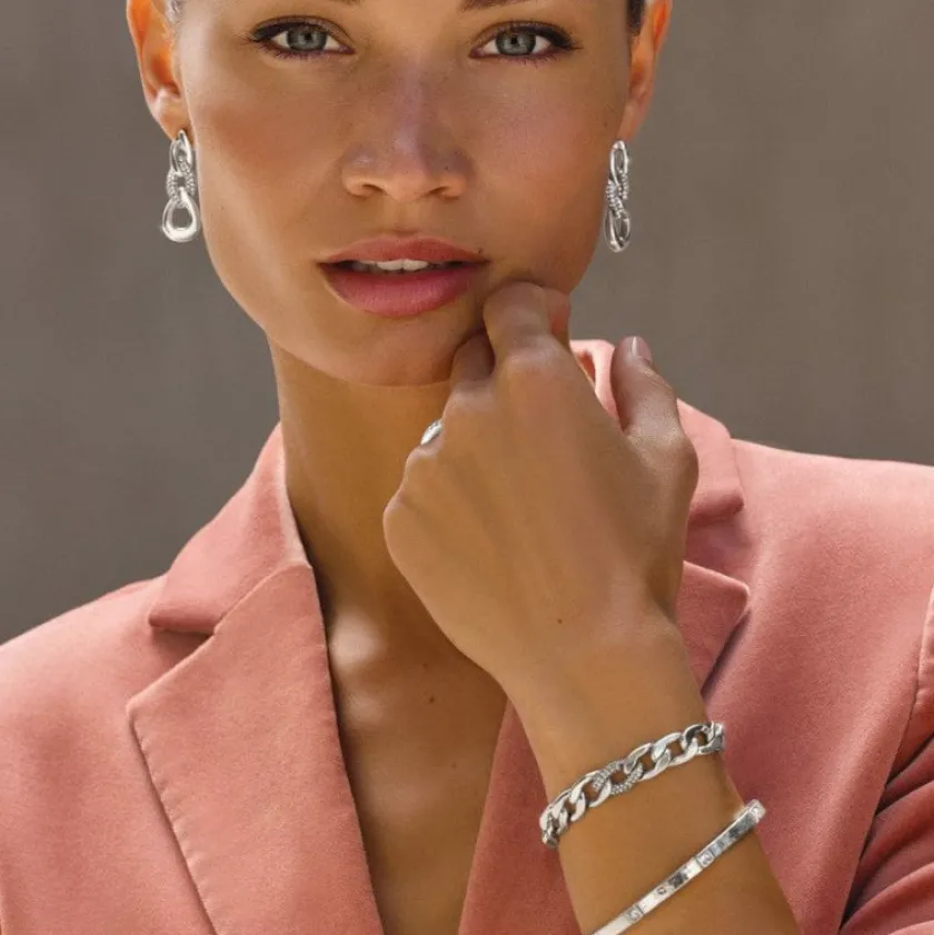 Brighton Cleo Pave Link Bracelet Fashion
