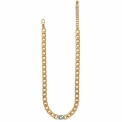 Brighton Cleo Pave Link Necklace Best