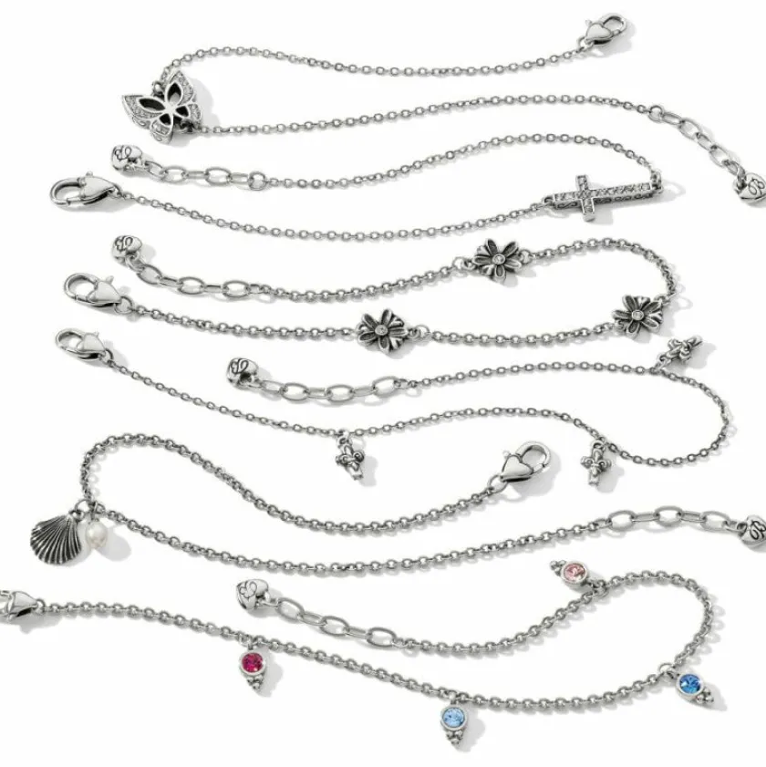 Brighton Color Drops Anklet Silver-Multi Hot