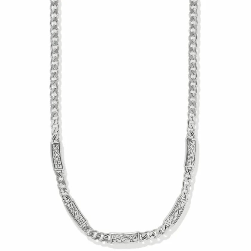 Brighton Colormix Block Necklace Silver-Multi Hot