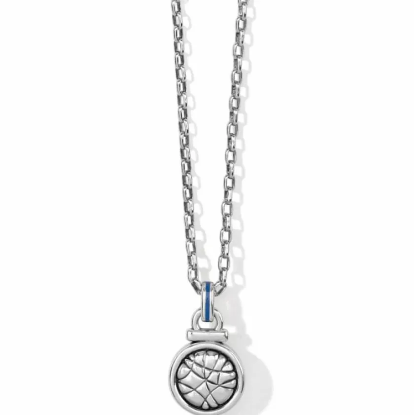 Brighton Colormix Domed Necklace Silver-Multi Fashion