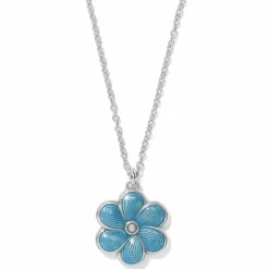 Brighton Colormix Flower Necklace Silver-Multi Clearance