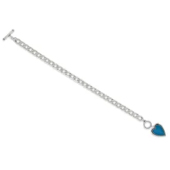 Brighton Colormix Heart Bracelet Silver-Multi New