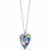 Brighton Colormix Heart Convertible Necklace Silver-Multi Fashion
