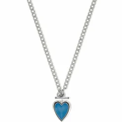 Brighton Colormix Heart Toggle Necklace Silver-Multi Outlet