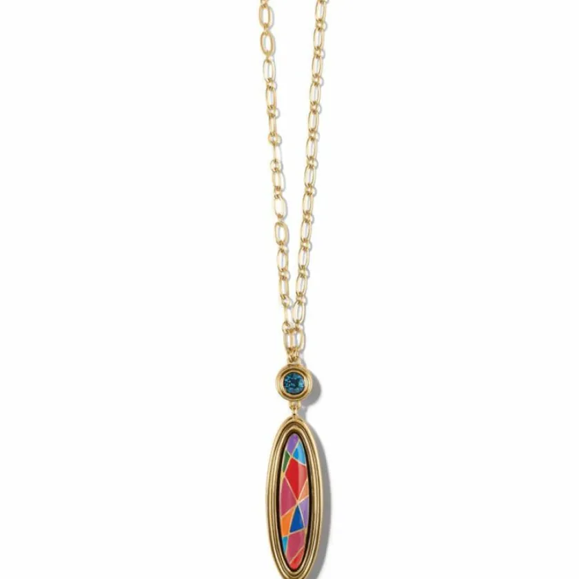 Brighton Colormix Jewel Mid Necklace Gold-Multi Sale