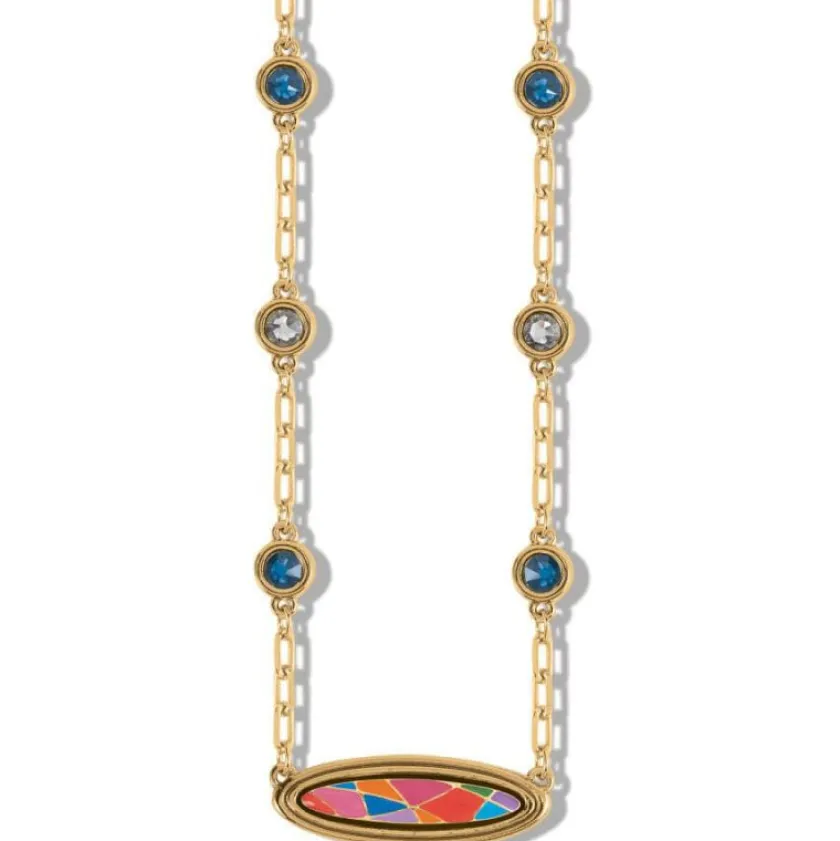 Brighton Colormix Jewel Short Necklace Gold-Multi Sale