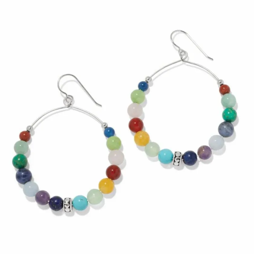 Brighton Contempo Confetti French Wire Earrings Silver-Multi Discount