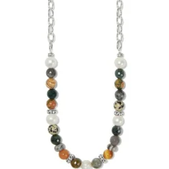 Brighton Contempo Desert Sky Pearl Necklace Silver-Pearl New