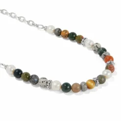 Brighton Contempo Desert Sky Pearl Necklace Silver-Pearl New