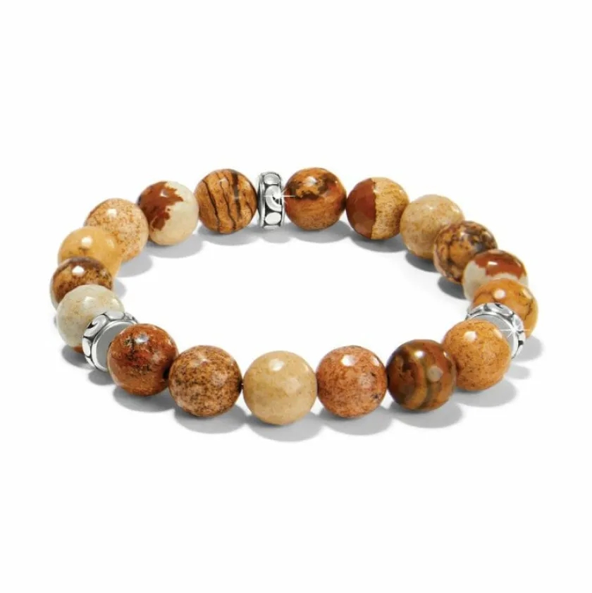 Brighton Contempo Desert Sky Sand Stretch Bracelet Cream Fashion