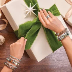 Brighton Contempo Desert Sky Storm Stretch Bracelet Gray New