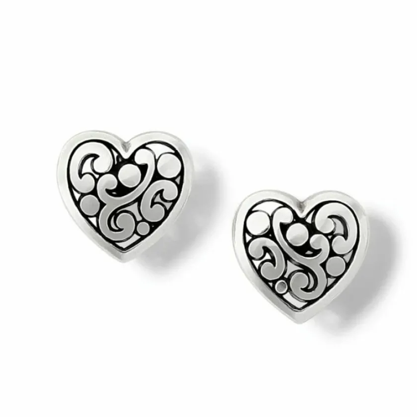 Brighton Contempo Heart Post Earrings Best