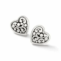 Brighton Contempo Heart Post Earrings Best