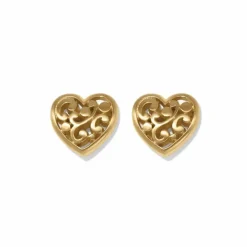 Brighton Contempo Heart Post Earrings Best
