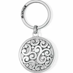 Brighton Contempo Medallion Key Fob Silver Sale