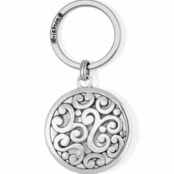 Brighton Contempo Medallion Key Fob Silver Sale