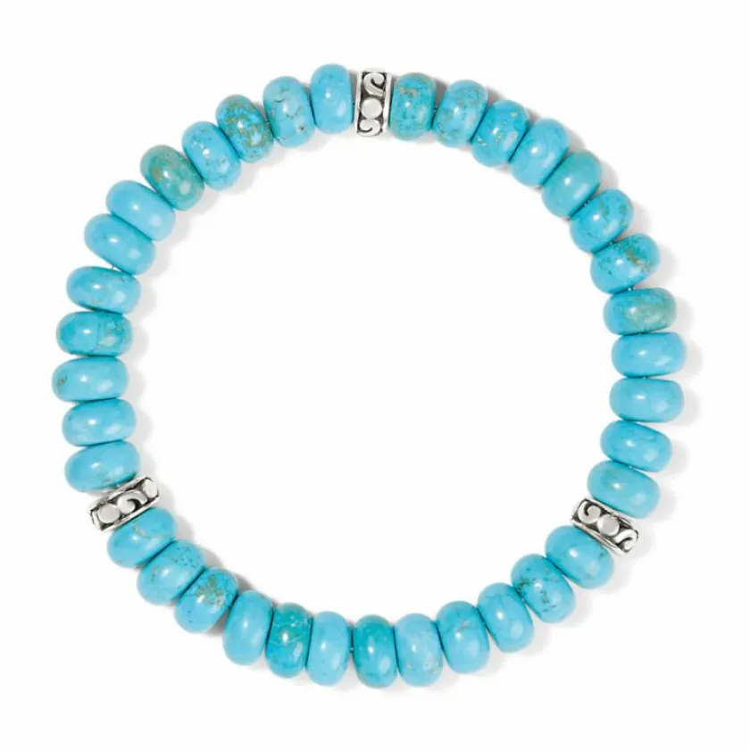Brighton Contempo Nuevo Azul Stretch Bracelet Silver Online