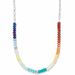 Brighton Contempo Ombre Necklace Silver-Multi Hot