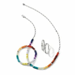 Brighton Contempo Ombre Stretch Bracelet Silver-Multi Fashion