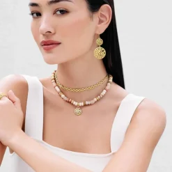 Brighton Contempo Playa Rosa Necklace Pink Clearance