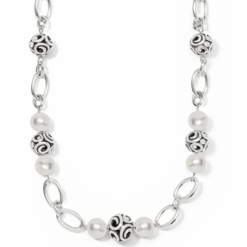 Brighton Contempo Sphere Short Necklace Silver Sale