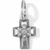 Brighton Cora Cross Charm Silver Best
