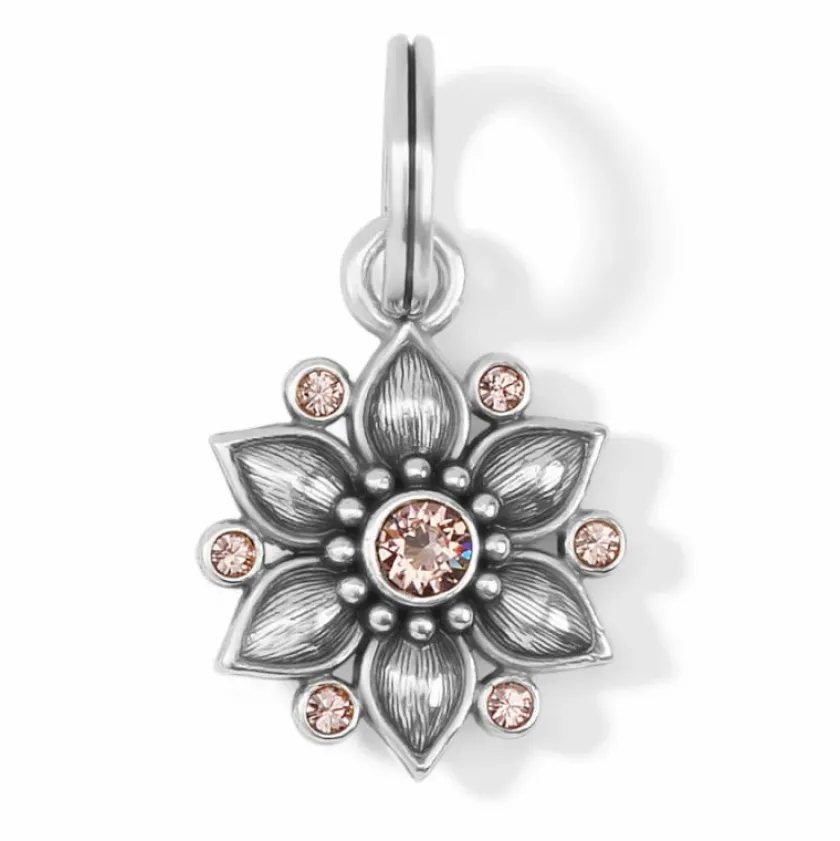 Brighton Cora Flower Charm Silver Discount