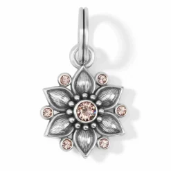 Brighton Cora Flower Charm Silver Discount