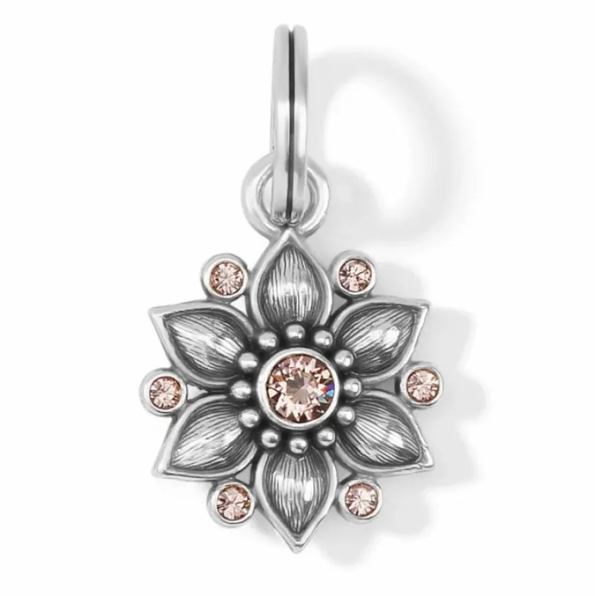 Brighton Cora Flower Charm Silver Discount