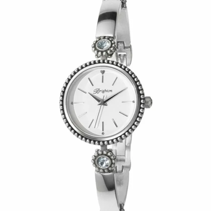 Brighton Crystal City Watch Silver Clearance