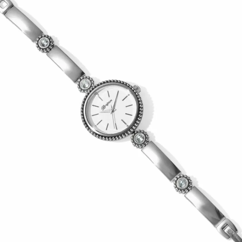 Brighton Crystal City Watch Silver Clearance