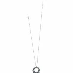 Brighton Crystal Passage Ring Necklace Silver-Blues Outlet